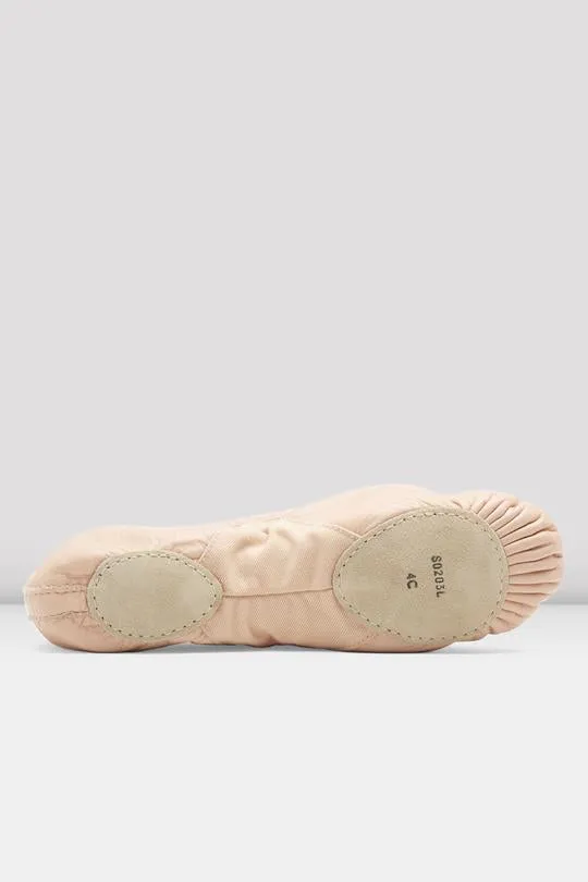 Bloch S0203G Prolite II Leather & Canvas Split-Sole PINK Ballet Shoe