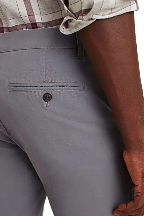 Bonobos Men's Faded Black 34W x 32L Slim Stretch Washed Chino 2.0 Pants
