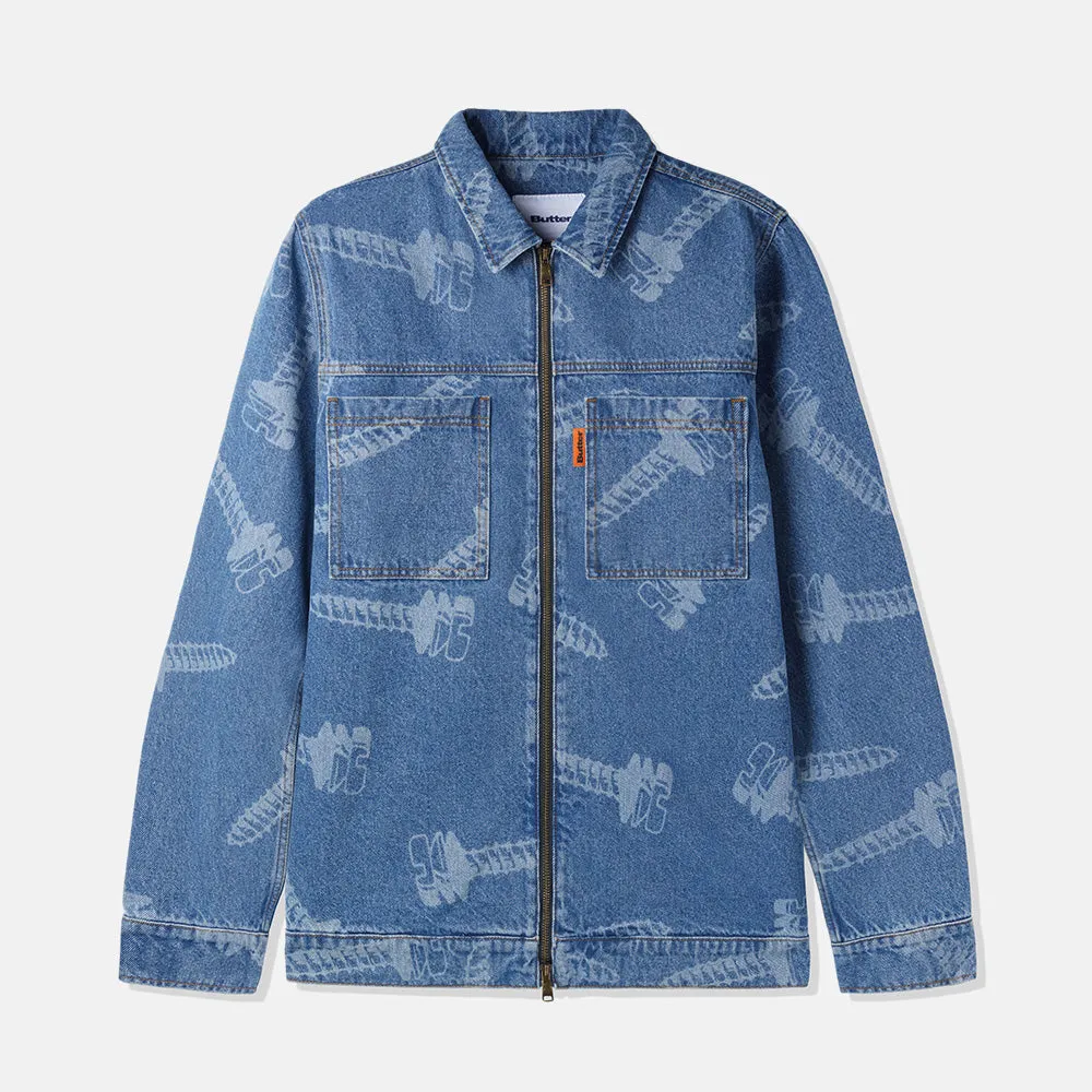 Butter Goods - Screw Denim Jacket - Washed Indigo