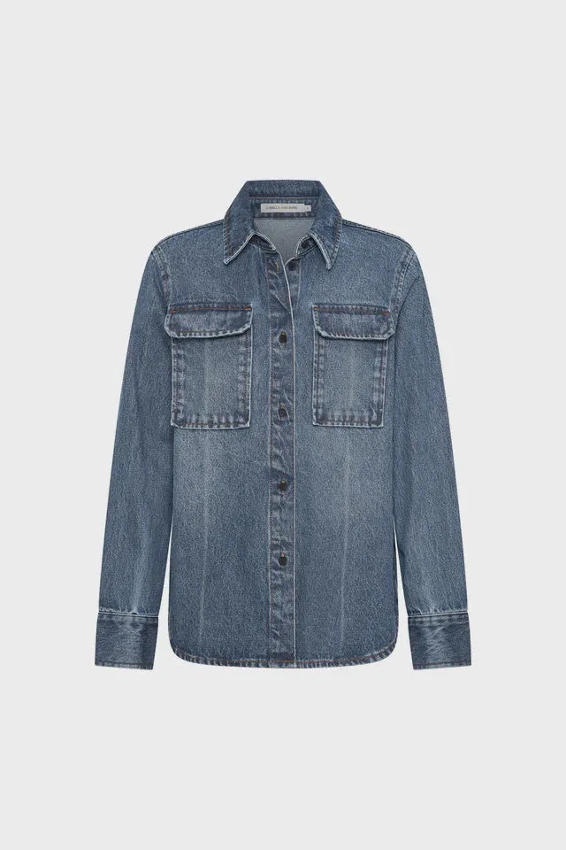 Camilla and Marc Verona Denim Shirt in Classic Blue