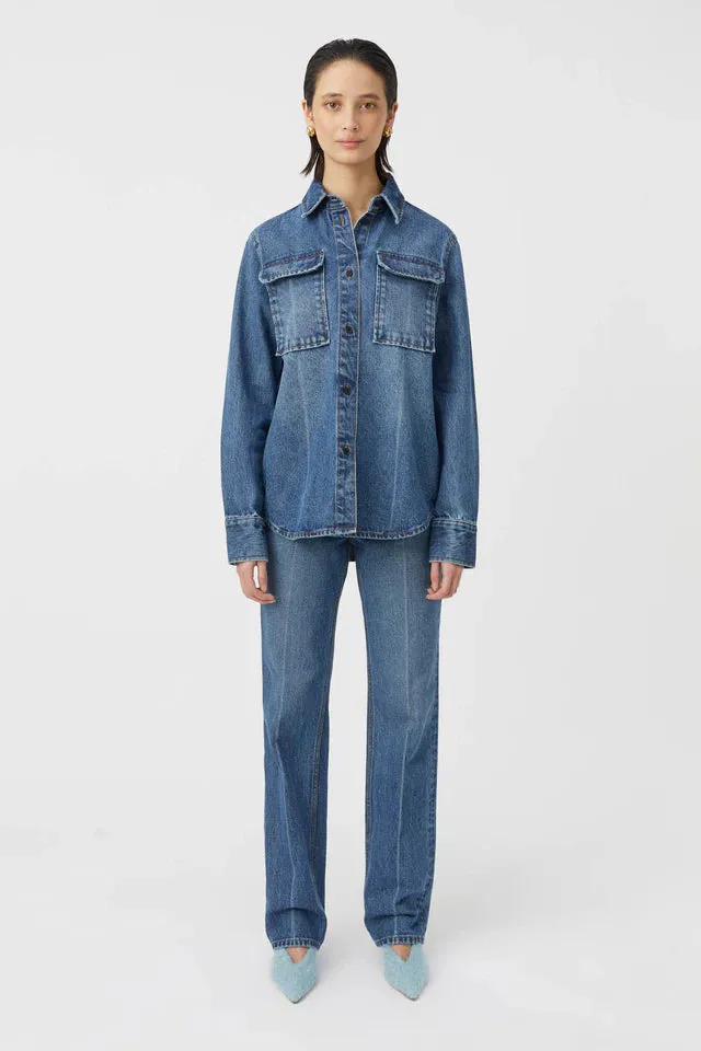 Camilla and Marc Verona Denim Shirt in Classic Blue