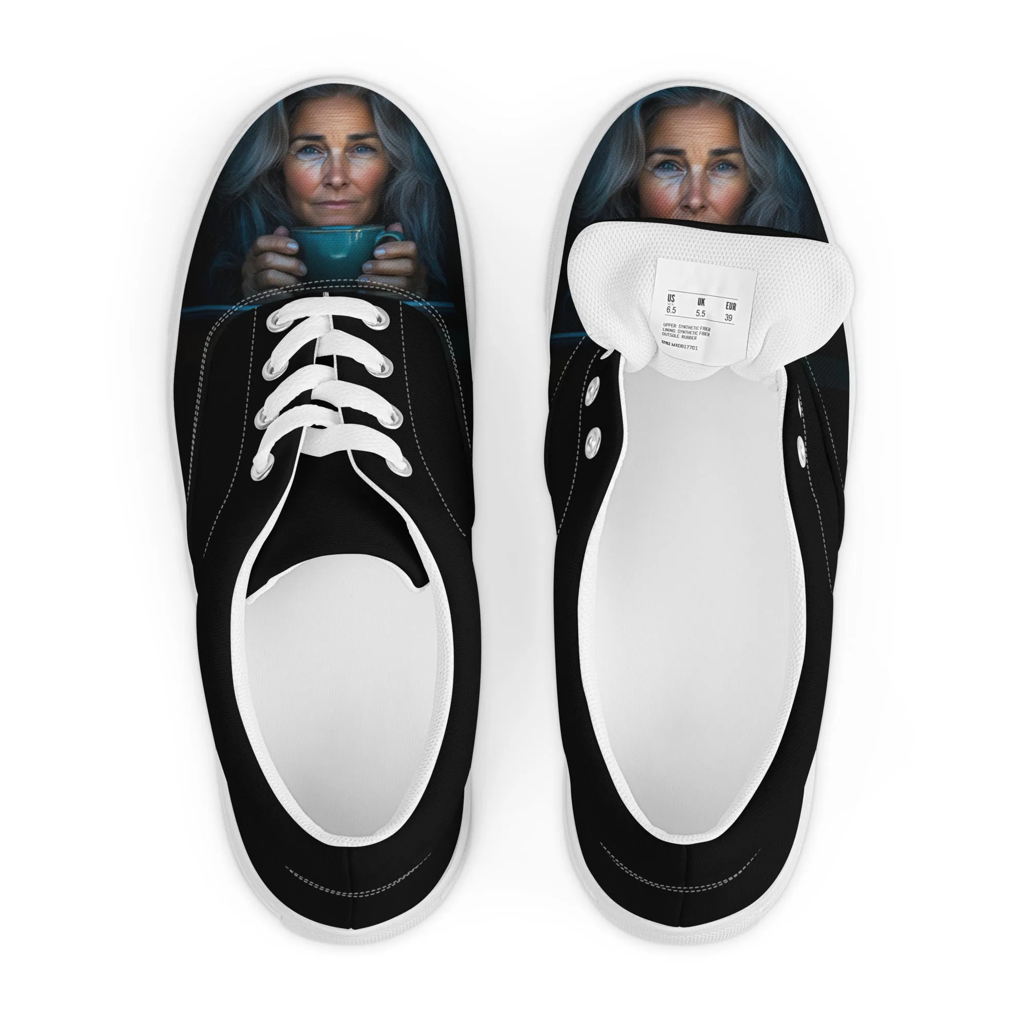 Charming Brew Women’s lace-up canvas shoes