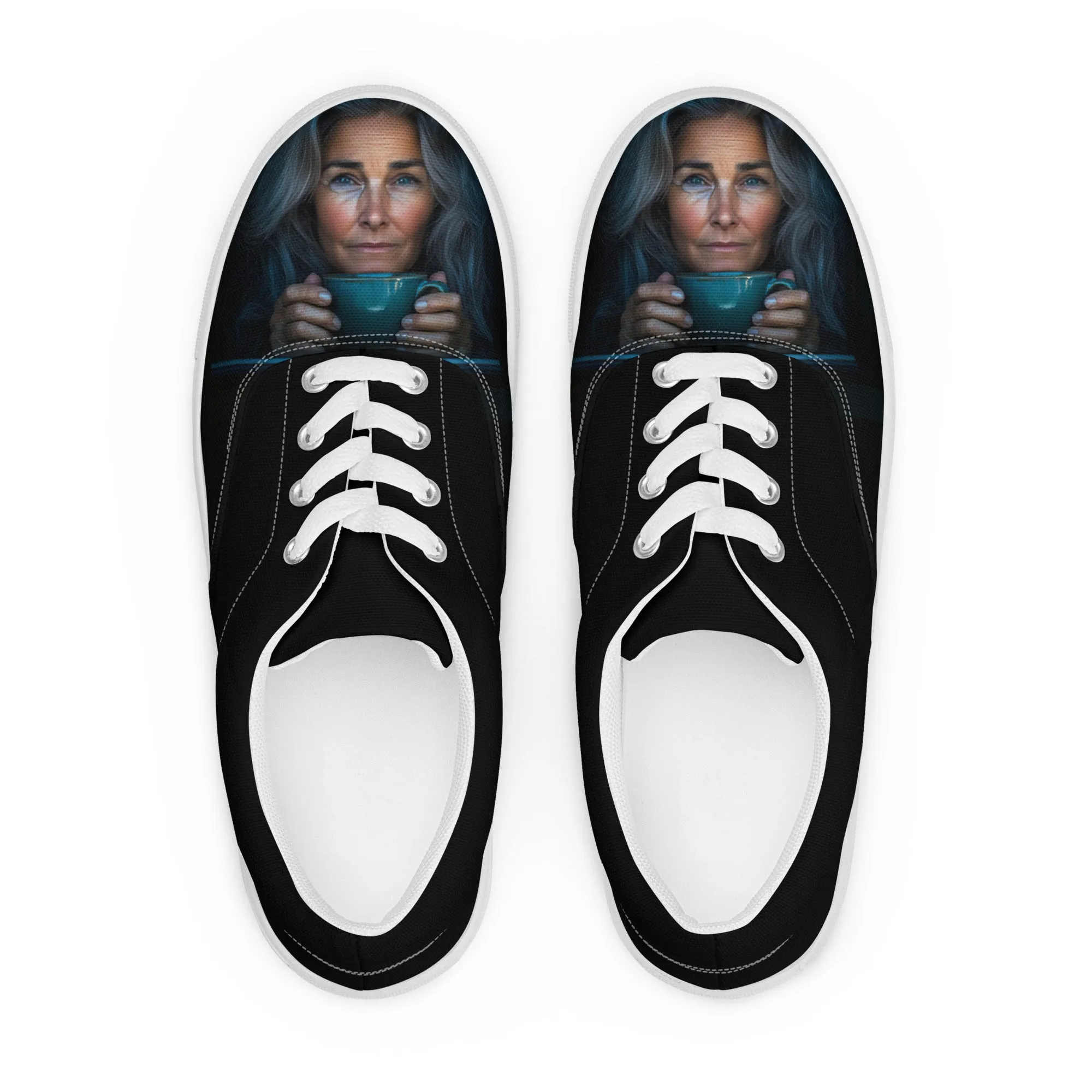 Charming Brew Women’s lace-up canvas shoes