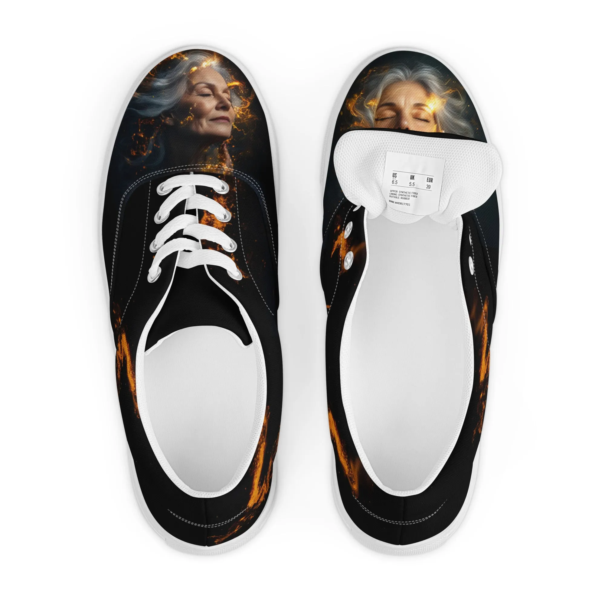 Classic Allure Women’s lace-up canvas shoes