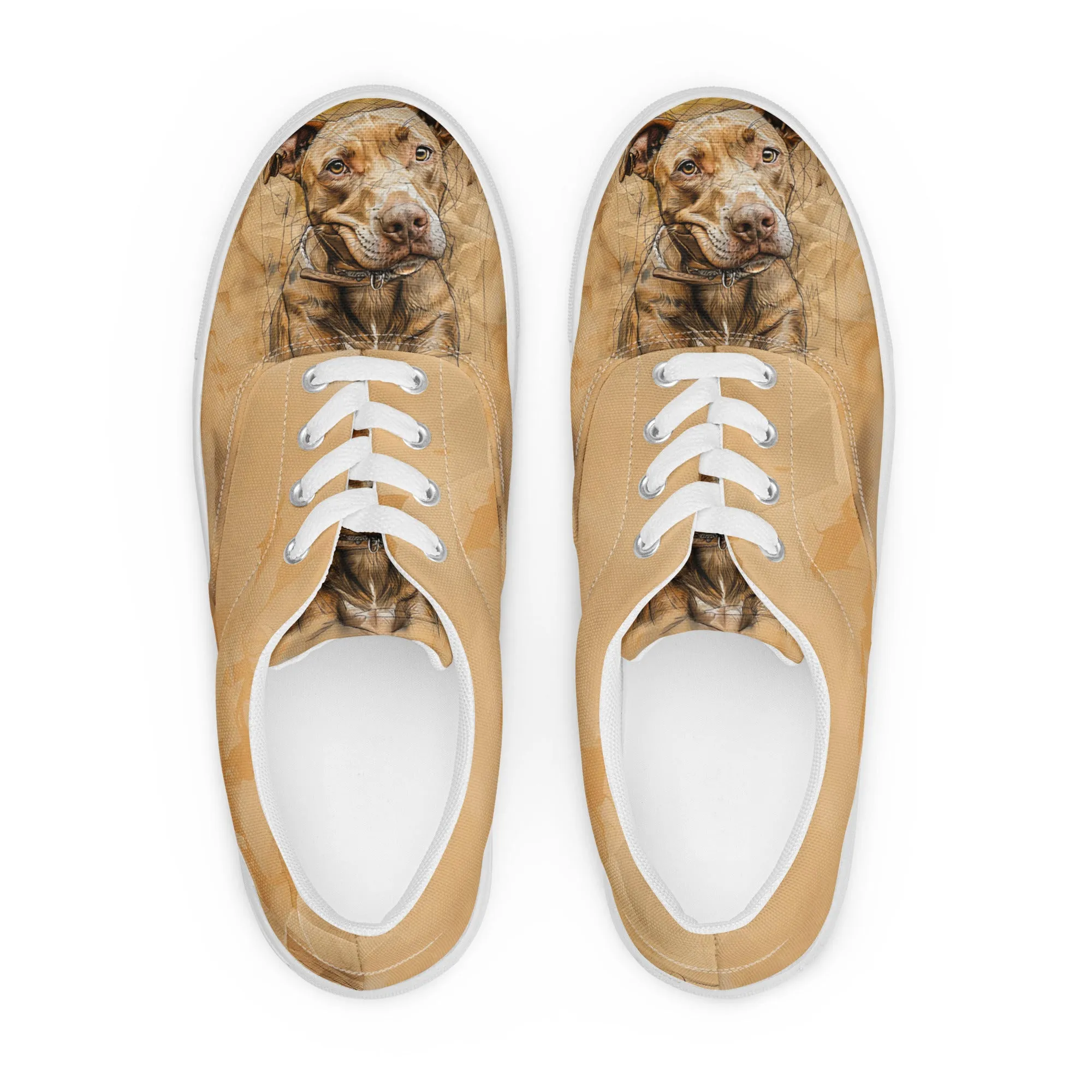 Cozy Paws Women’s lace-up canvas shoes