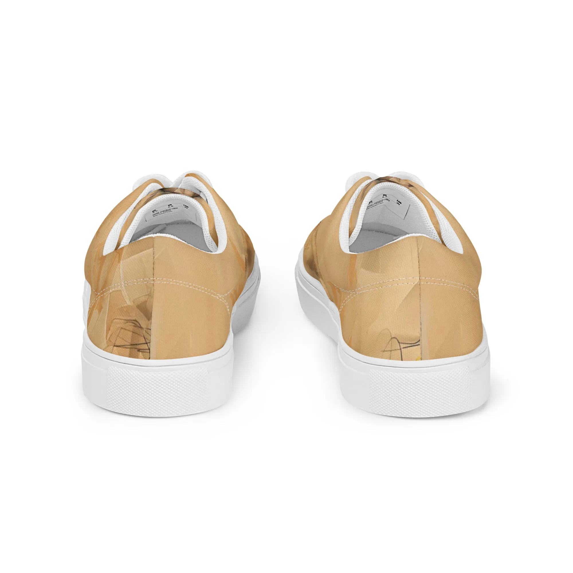 Cozy Paws Women’s lace-up canvas shoes