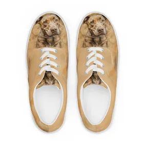 Cozy Paws Women’s lace-up canvas shoes