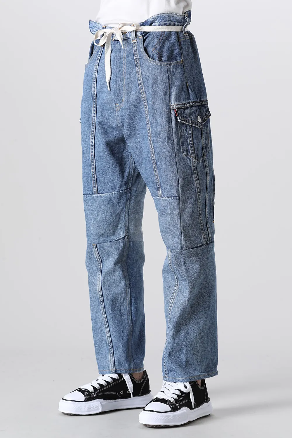 Denim Cargo Pants - M2