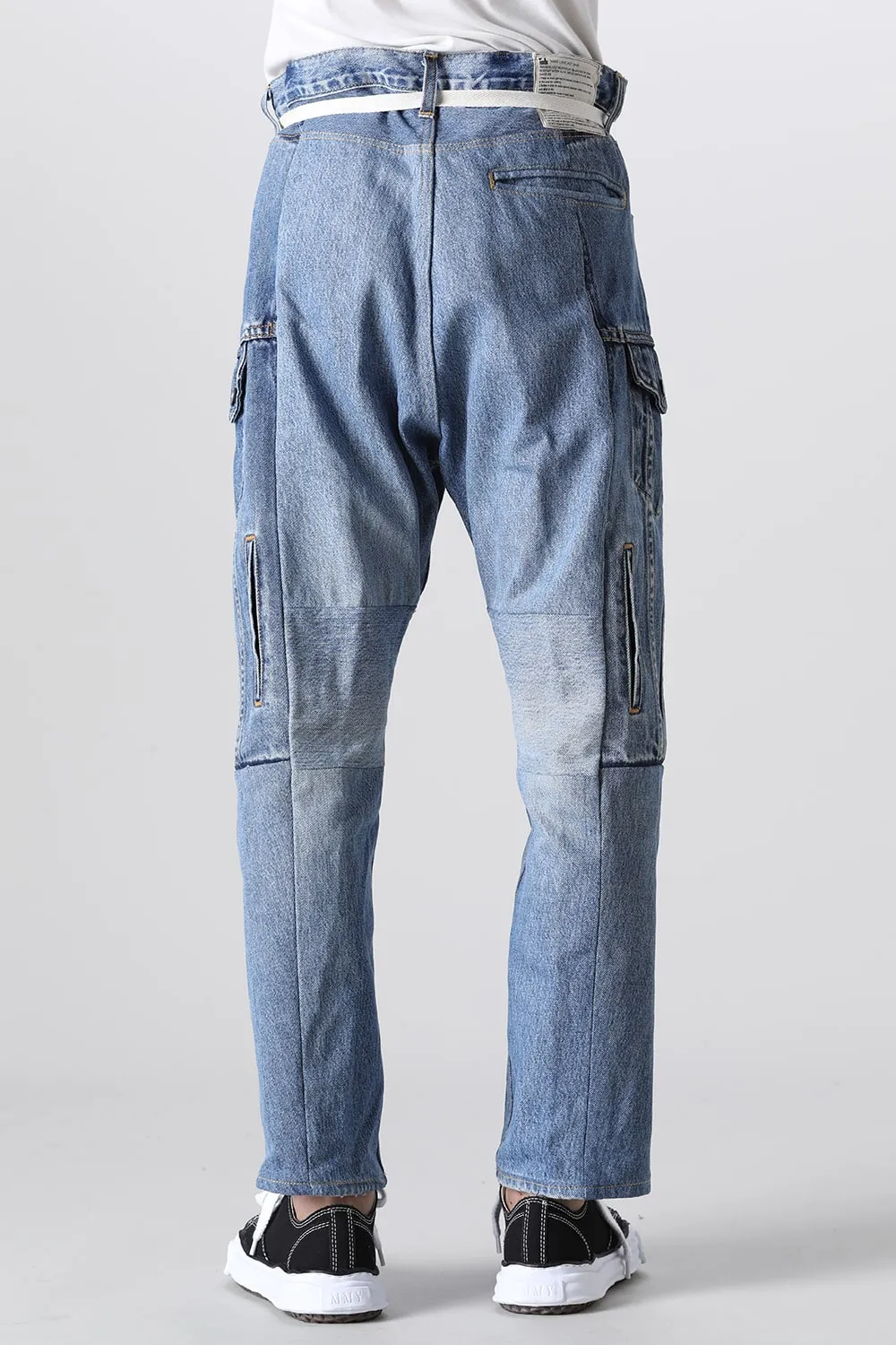 Denim Cargo Pants - M2