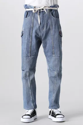 Denim Cargo Pants - M2
