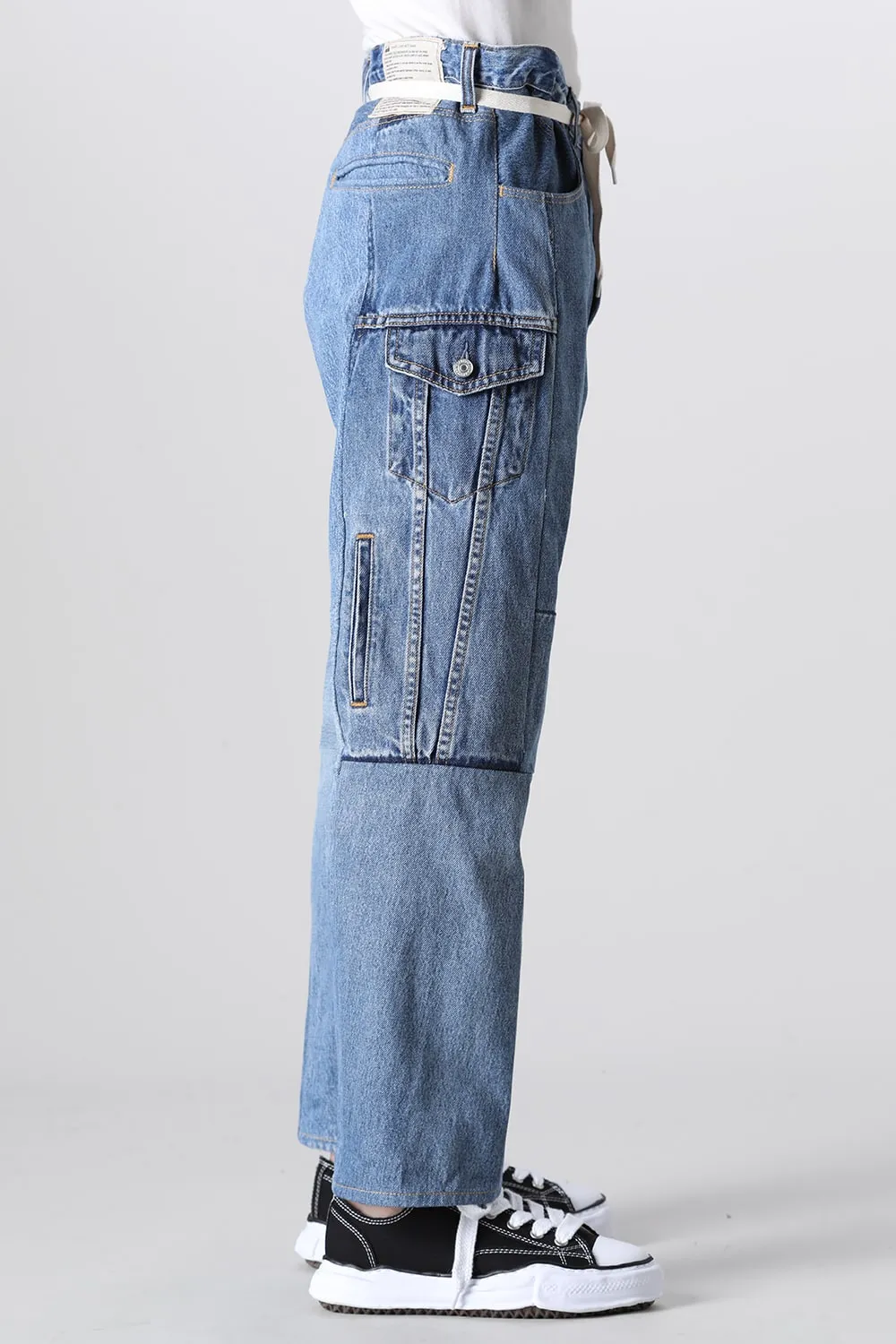 Denim Cargo Pants - M2