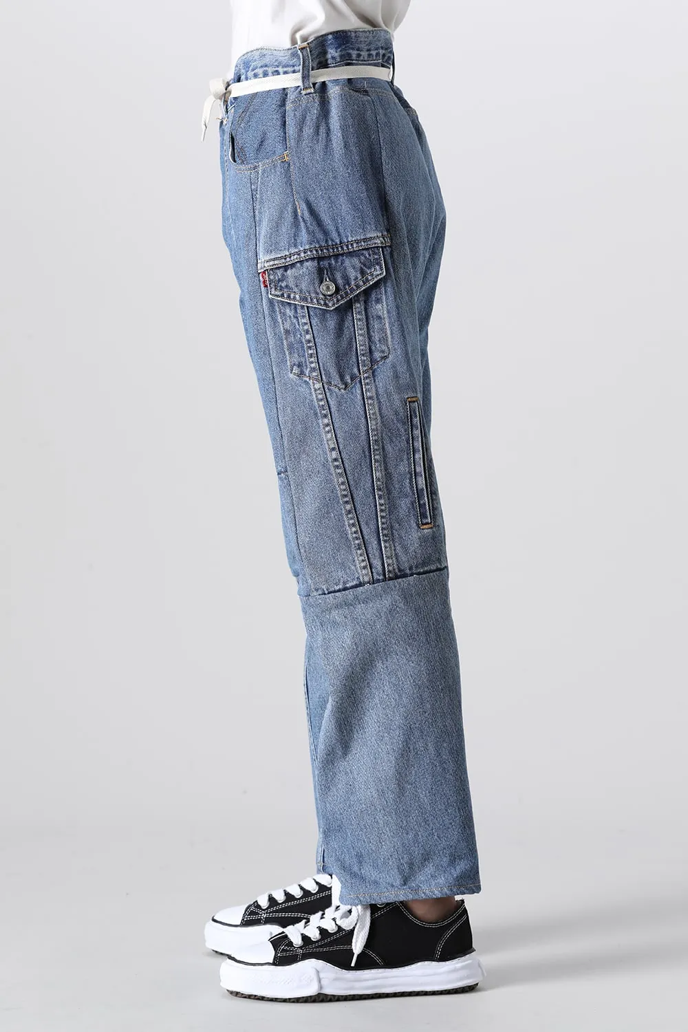 Denim Cargo Pants - M2