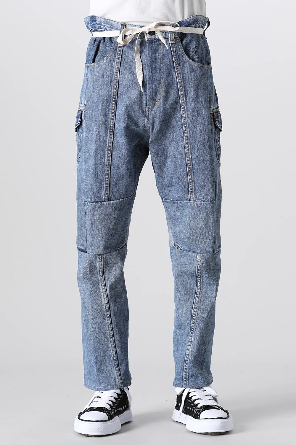 Denim Cargo Pants - M2