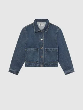 Frame The Patch Pocket Jacket in Noble
