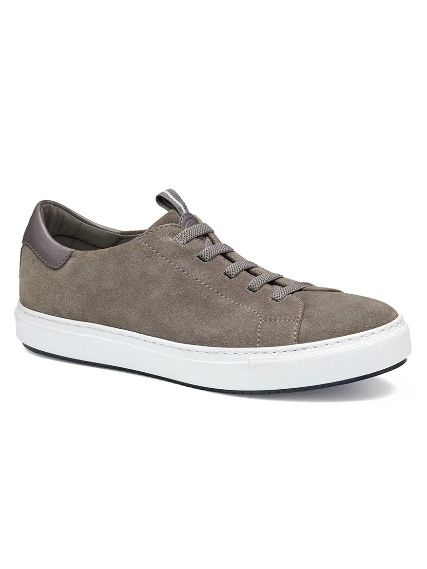 J & M Collection Anson Lace-to-Toe in Grey English Suede