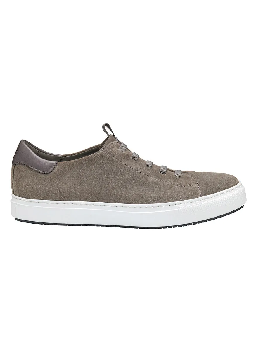 J & M Collection Anson Lace-to-Toe in Grey English Suede
