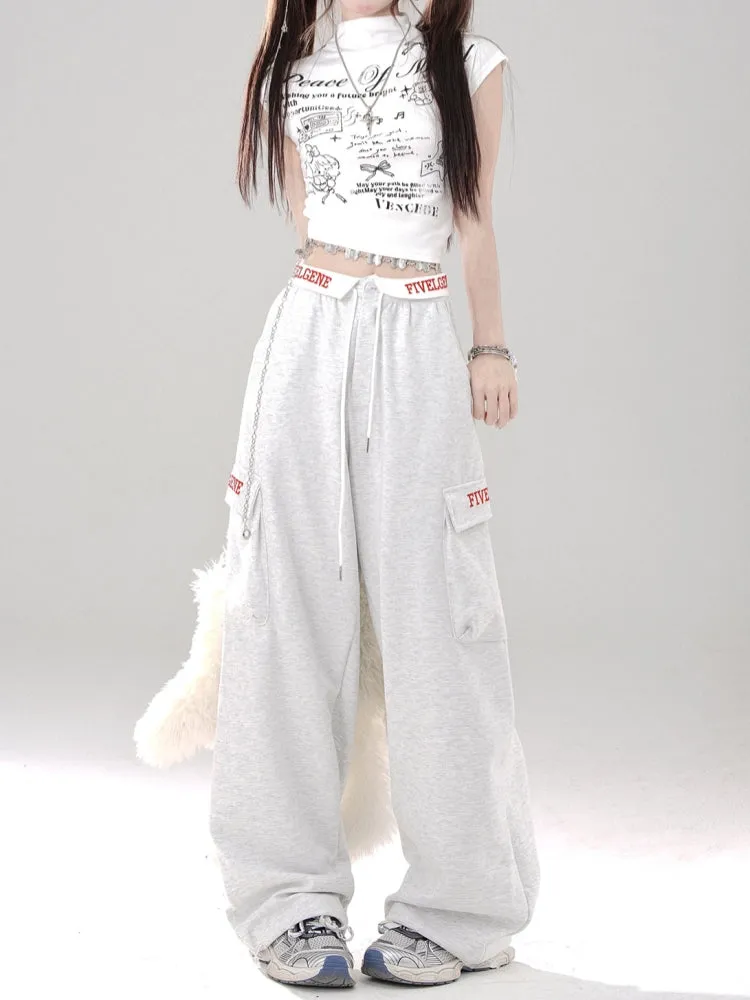 Loose Straight-Leg Casual Pants for Summer