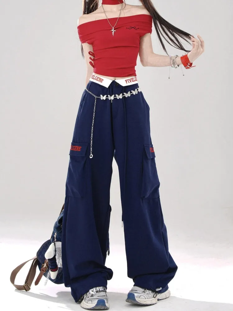 Loose Straight-Leg Casual Pants for Summer