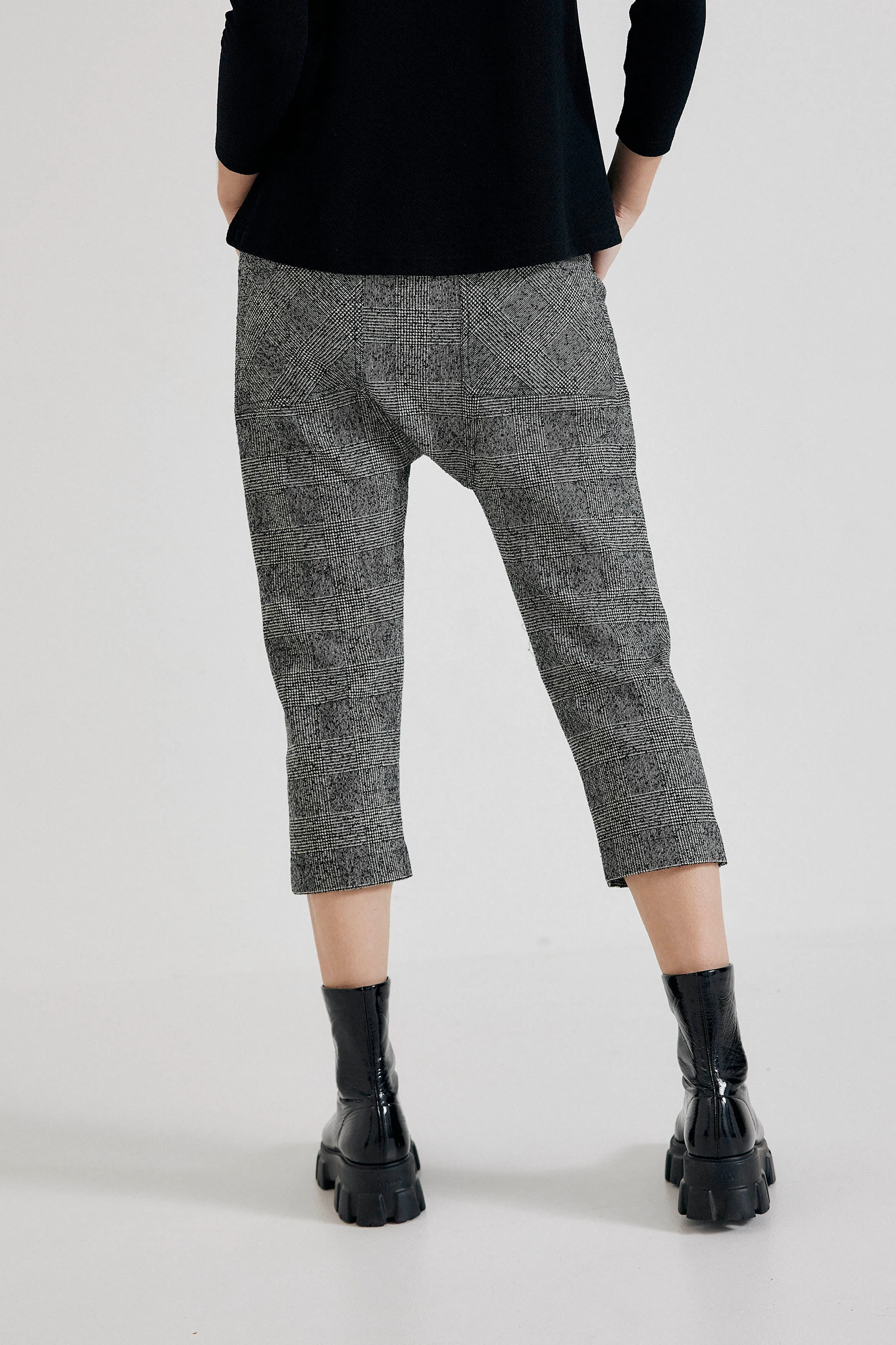 Maverick Drop Crotch Pant in Prince of Wales
