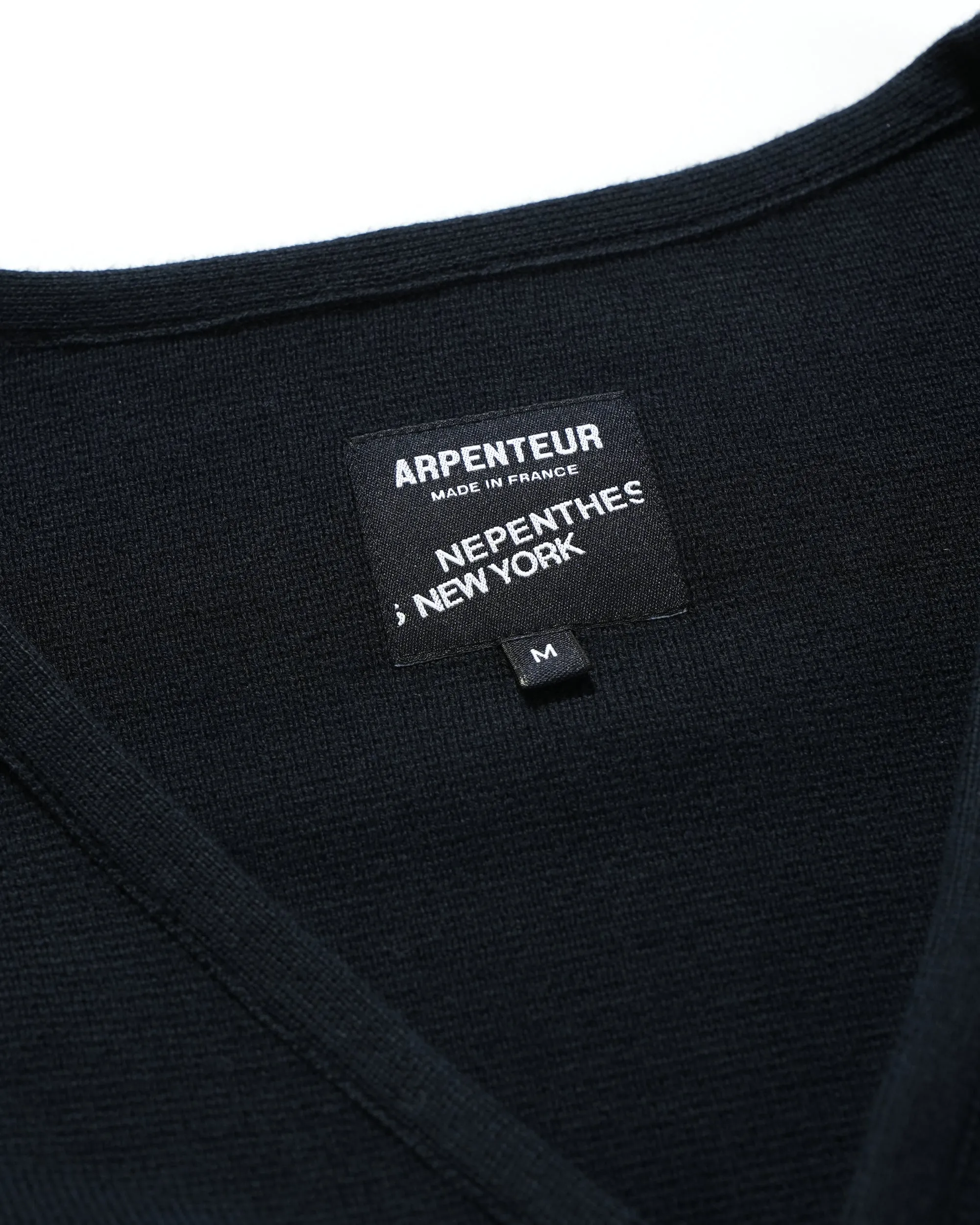 NNY x Arpenteur Utility Knit Jacket - Combed Cotton Milano - Dark Navy