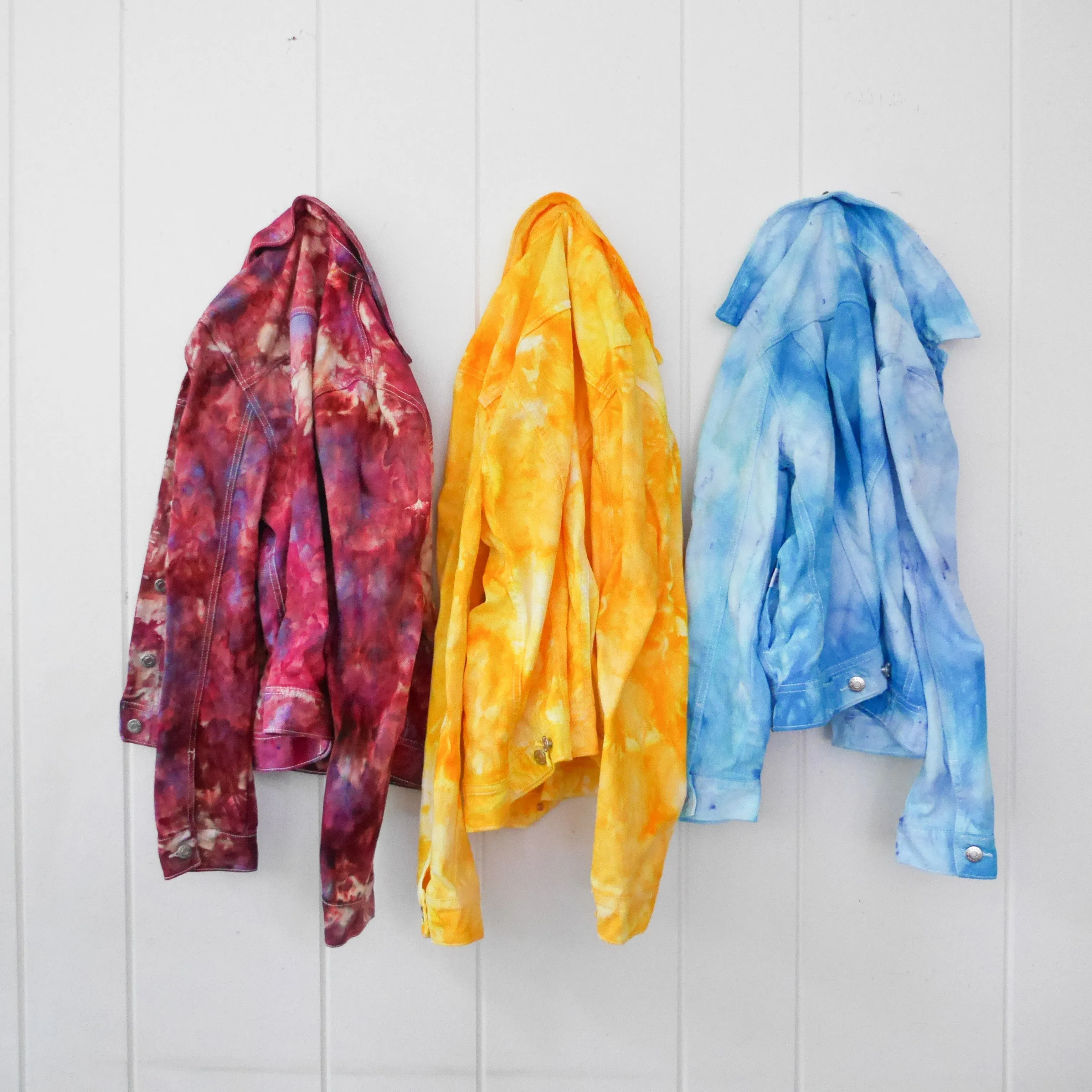 READY TO SHIP Women's Tie-Dye Classic Denim Jacket