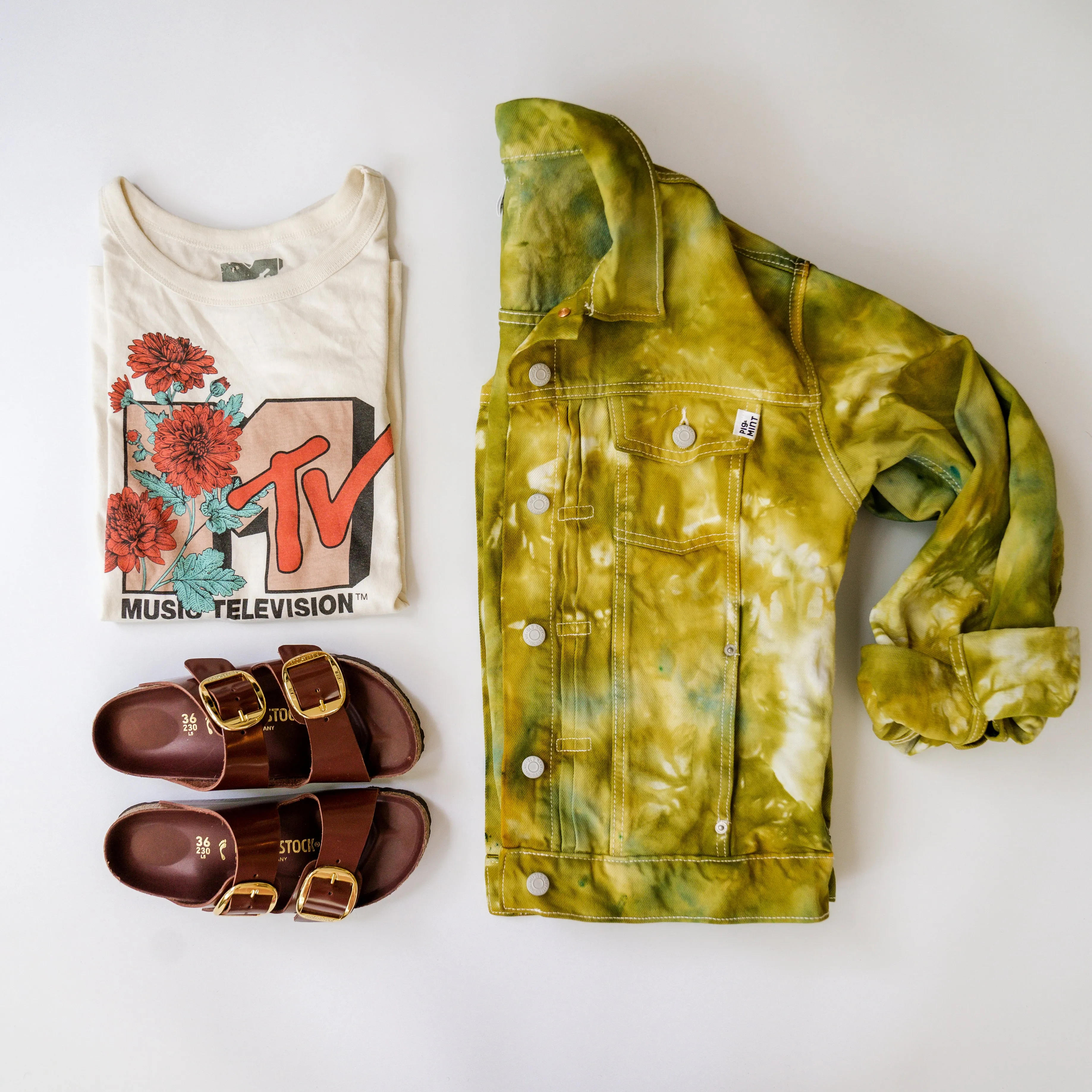 READY TO SHIP Women's Tie-Dye Classic Denim Jacket