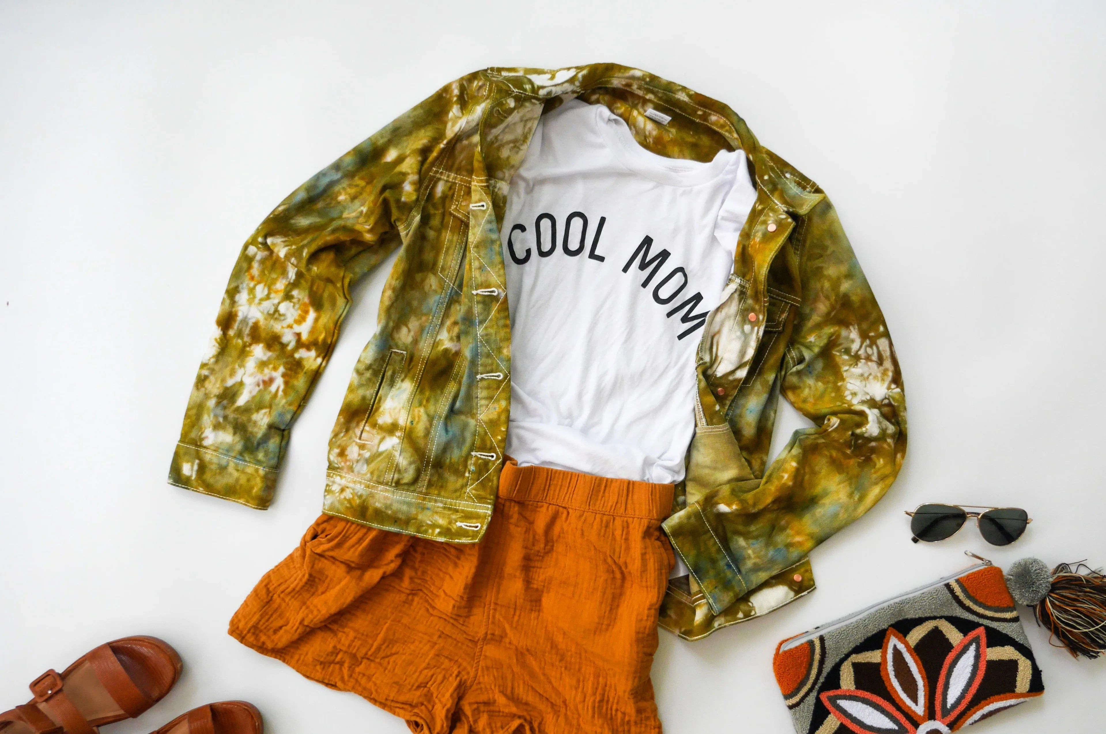 READY TO SHIP Women's Tie-Dye Classic Denim Jacket