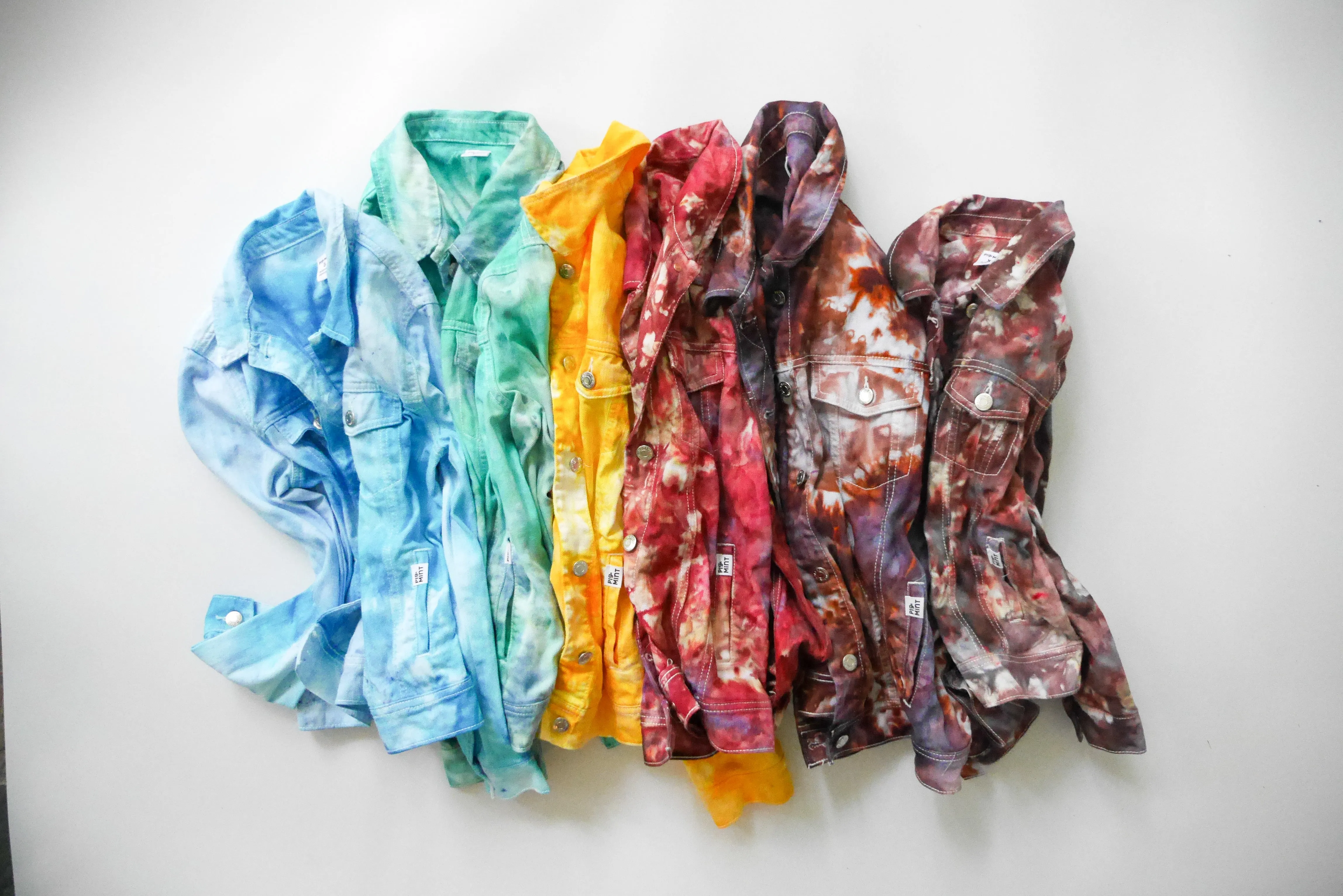 READY TO SHIP Women's Tie-Dye Classic Denim Jacket