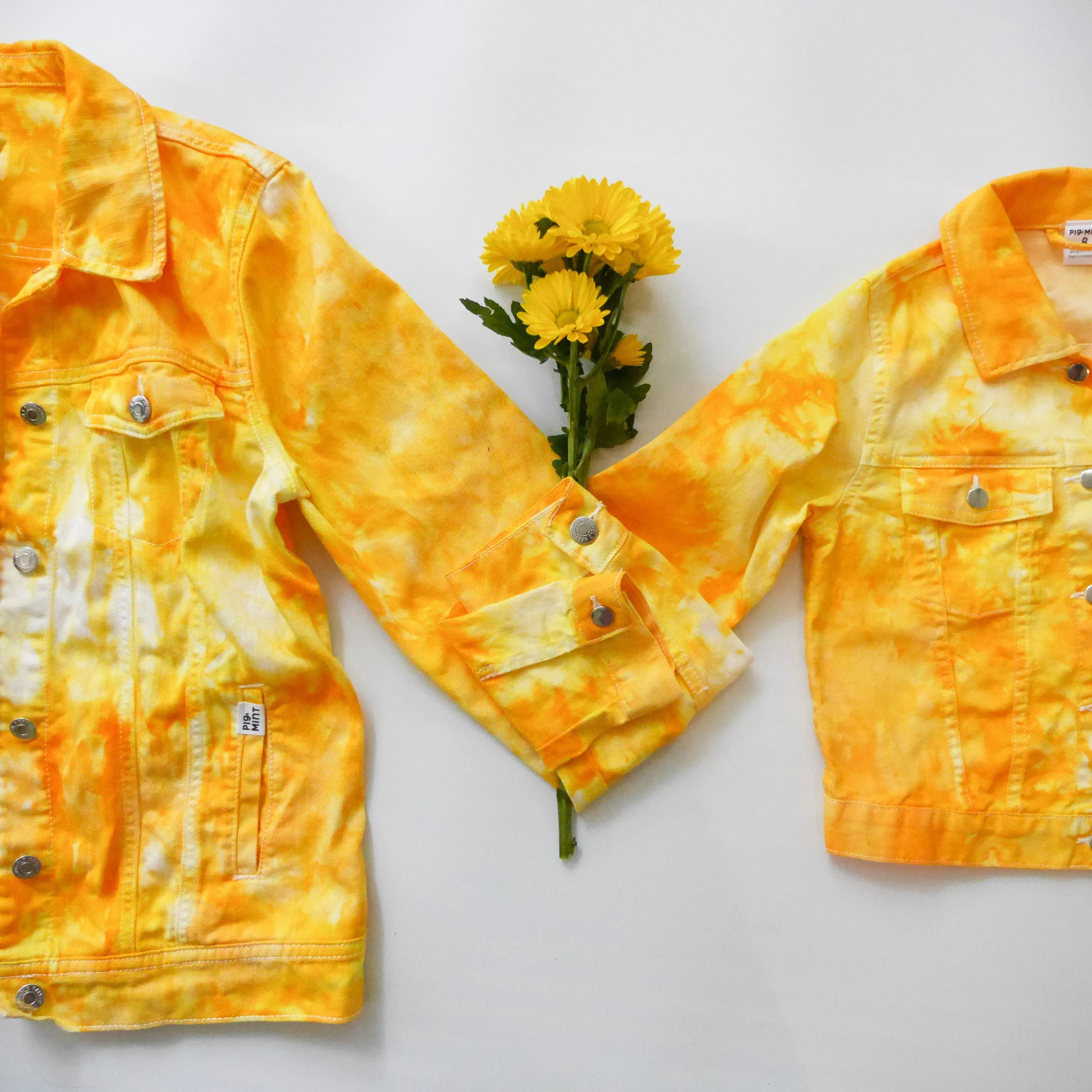 READY TO SHIP Women's Tie-Dye Classic Denim Jacket
