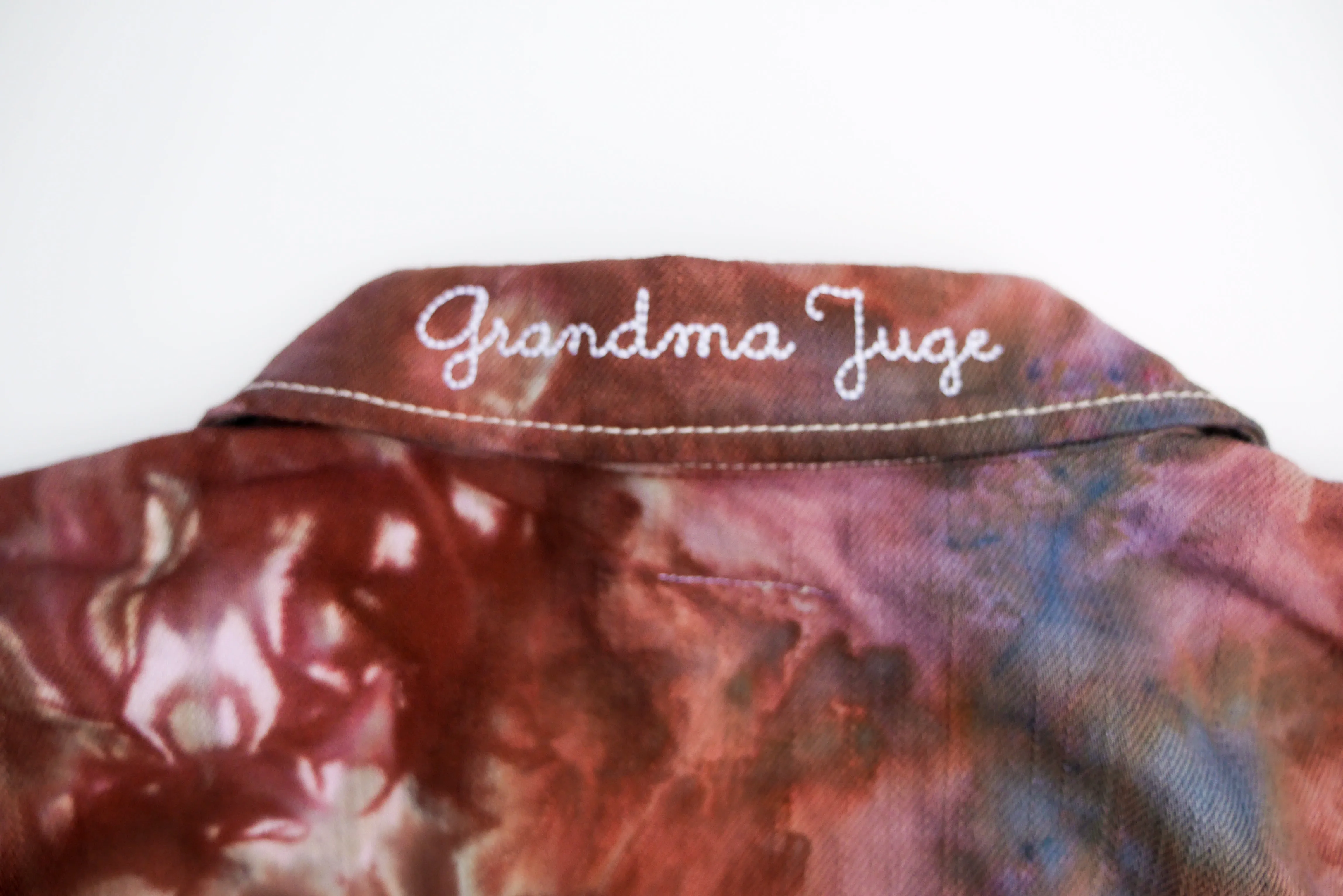 READY TO SHIP Women's Tie-Dye Classic Denim Jacket