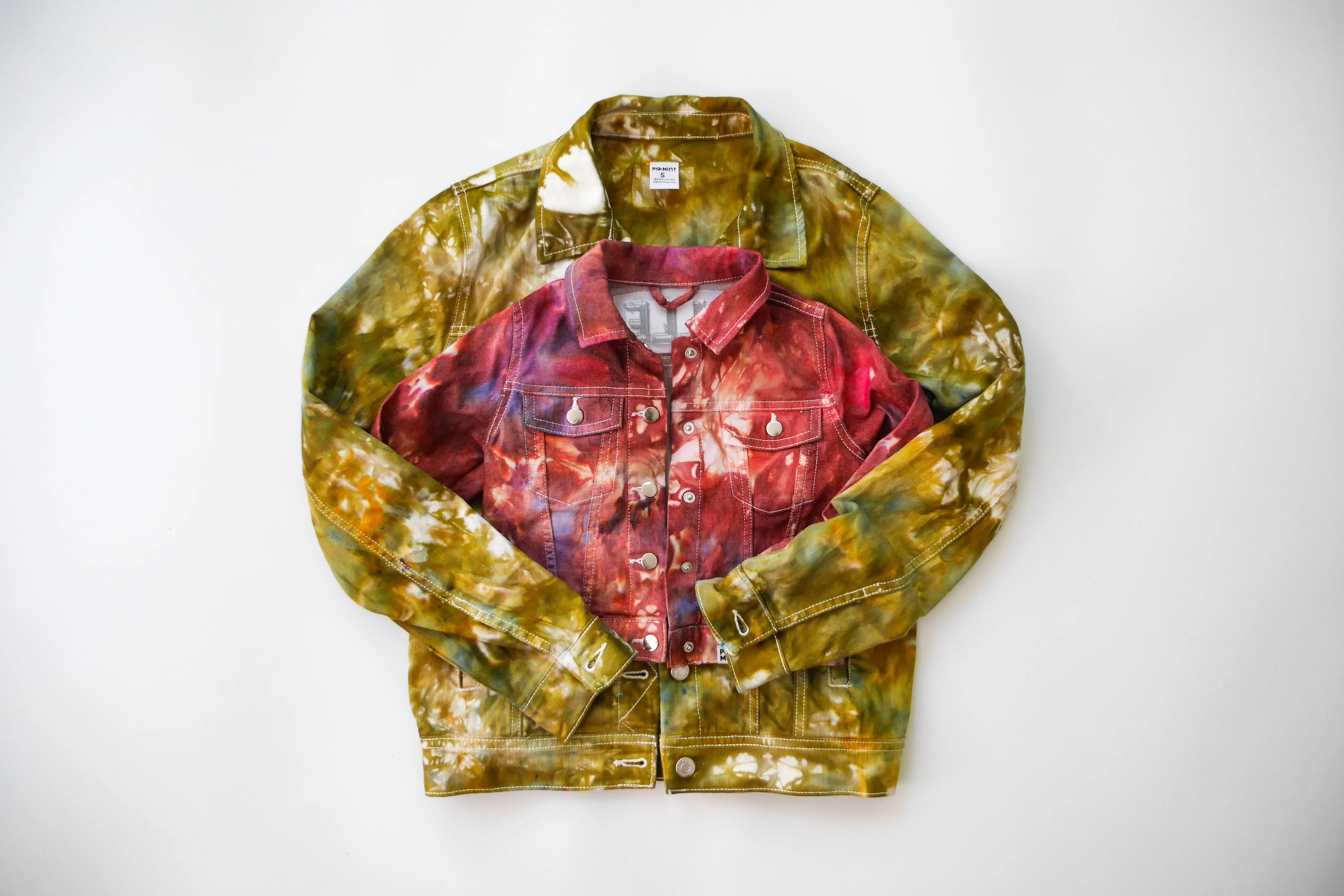 READY TO SHIP Women's Tie-Dye Classic Denim Jacket