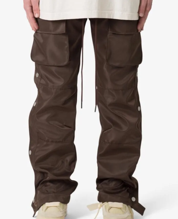 SNAP FRONT CARGO PANTS MNML