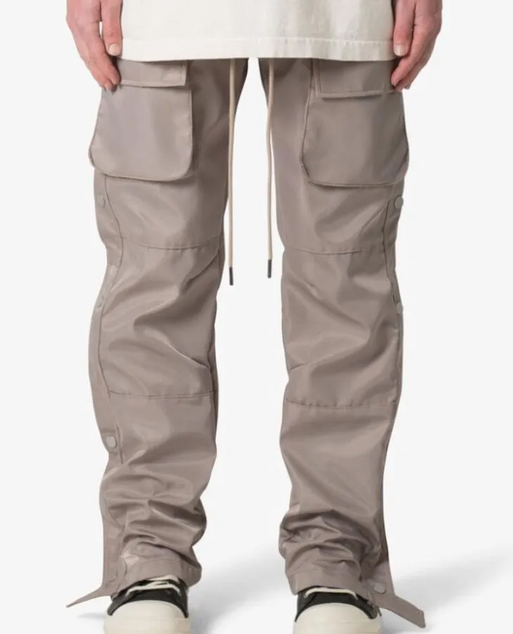 SNAP FRONT CARGO PANTS MNML