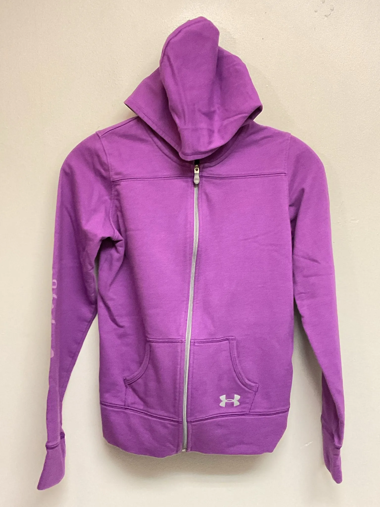 Under Armour Size 8 Purple Cotton Girls Jackets